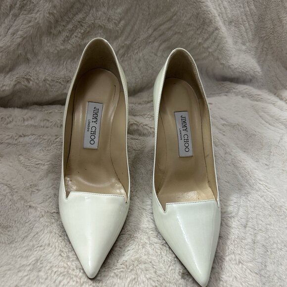 Jimmy Choo Shoes - Jimmy Choo Alia White Shoes